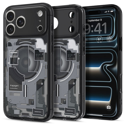 MagSafe maska za Apple iPhone 18 Pro Max / 17 Pro Max, Spigen, Ultra Hybrid Zero One, Crna ACS12128