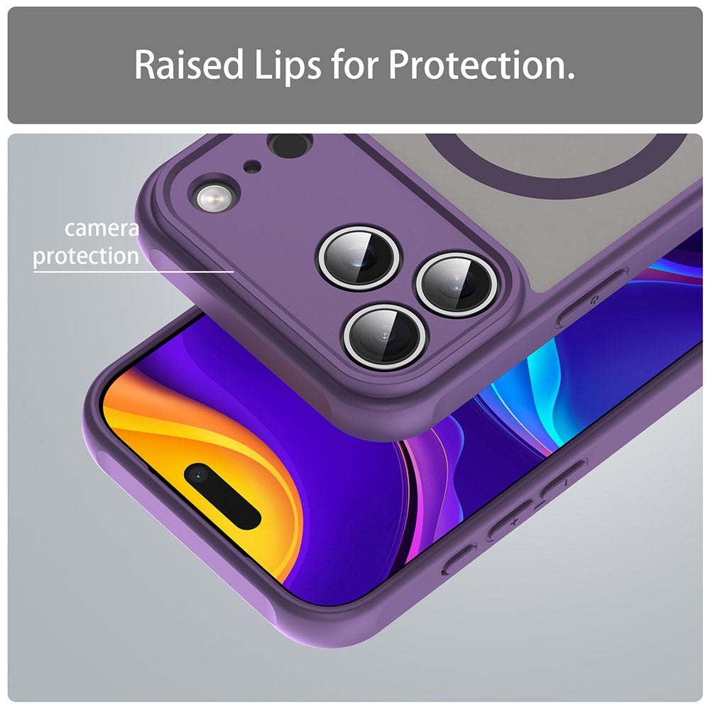 MagSafe futrola za Apple iPhone 18 Pro Max / 17 Pro Max, Techsuit, HaloFrost II, Ljubičasta