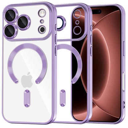 MagSafe futrola za Apple iPhone 18 Pro Max / 17 Pro Max, Techsuit, Luxury Crystal, Svijetlo Ljubičasta