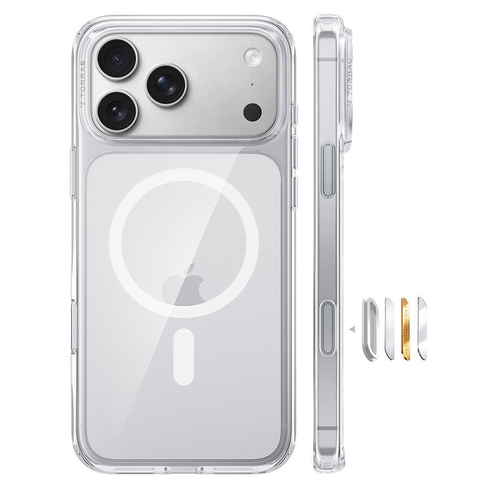 MagSafe futrola za Apple iPhone 18 Pro Max / 17 Pro Max, Torras, Guardian, Prozirna
