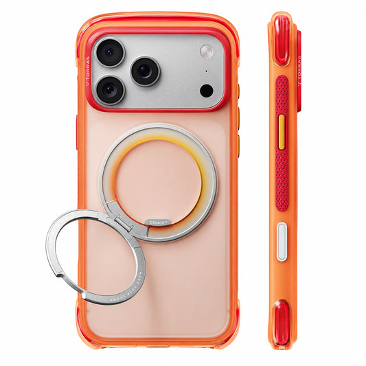 MagSafe futrola za Apple iPhone 18 Pro Max / 17 Pro Max, Torras, O3 Air Core, Narančasta