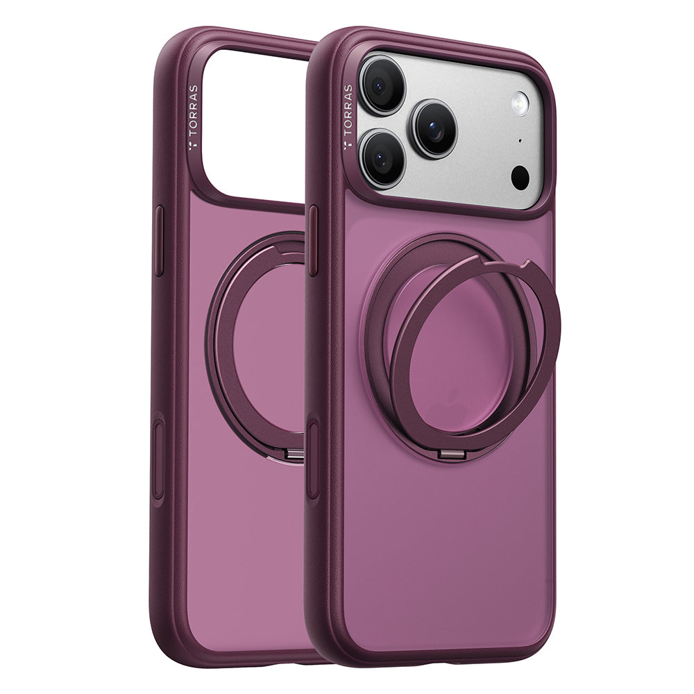 MagSafe futrola za Apple iPhone 18 Pro Max / 17 Pro Max, Torras, Ostand O1 Guardian, Ljubičasta