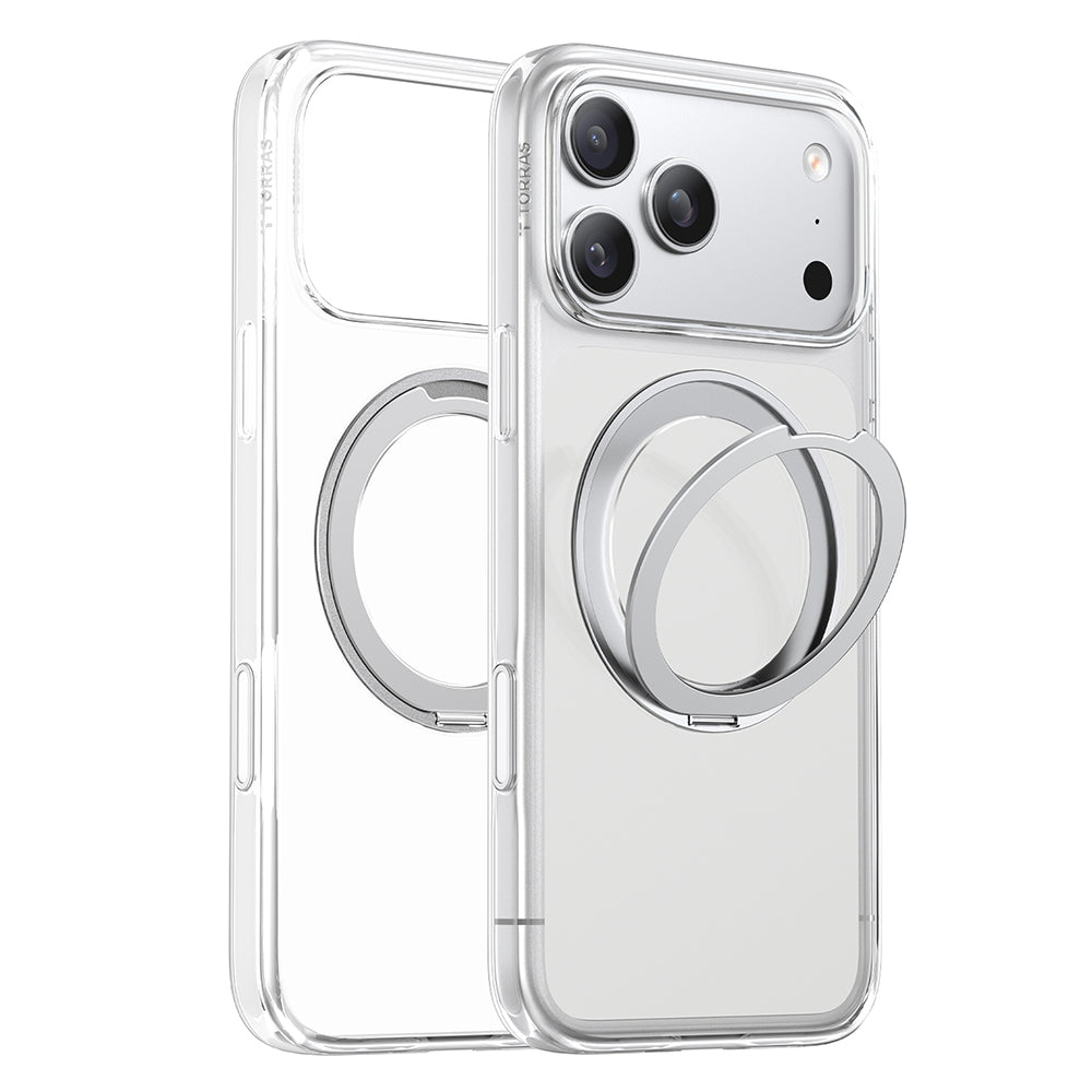 MagSafe futrola za Apple iPhone 18 Pro Max / 17 Pro Max, Torras, Ostand O1 Guardian, Prozirna