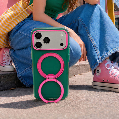 MagSafe futrola za Apple iPhone 18 Pro Max / 17 Pro Max, Torras, Ostand O3 Hue, Zelena