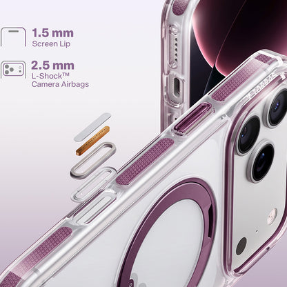 MagSafe futrola za Apple iPhone 18 Pro Max / 17 Pro Max, Torras, Ostand O3 Light, Ljubičasta