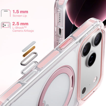 MagSafe futrola za Apple iPhone 18 Pro Max / 17 Pro Max, Torras, Ostand O3 Light, Roza