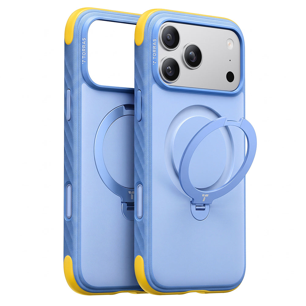 MagSafe futrola za Apple iPhone 18 Pro Max / 17 Pro Max, Torras, Ostand Q3 Rugged, Plava