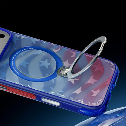 MagSafe futrola za Apple iPhone 18 Pro Max / 17 Pro Max, Torras, Ostand Spin Air Football, Plava