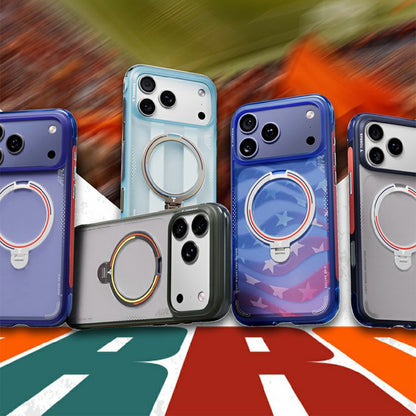 MagSafe futrola za Apple iPhone 18 Pro Max / 17 Pro Max, Torras, Ostand Spin Air Football, Plava