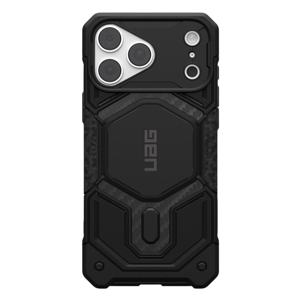 MagSafe futrola za Apple iPhone 18 Pro Max / 17 Pro Max, Urban Armor Gear, Monarch Pro Carbon, Crna