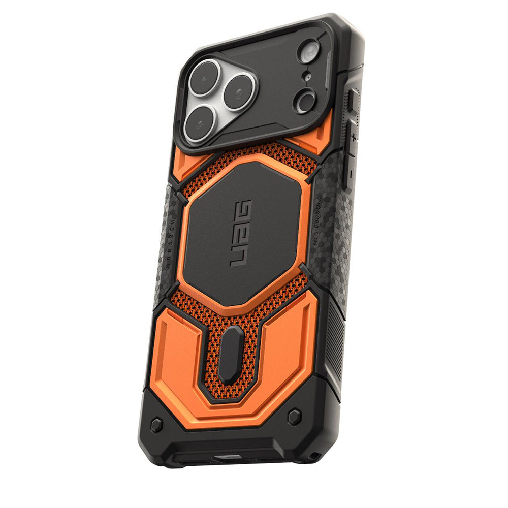 MagSafe futrola za Apple iPhone 18 Pro Max / 17 Pro Max, Urban Armor Gear, Monarch Pro Kevlar, Narančasta