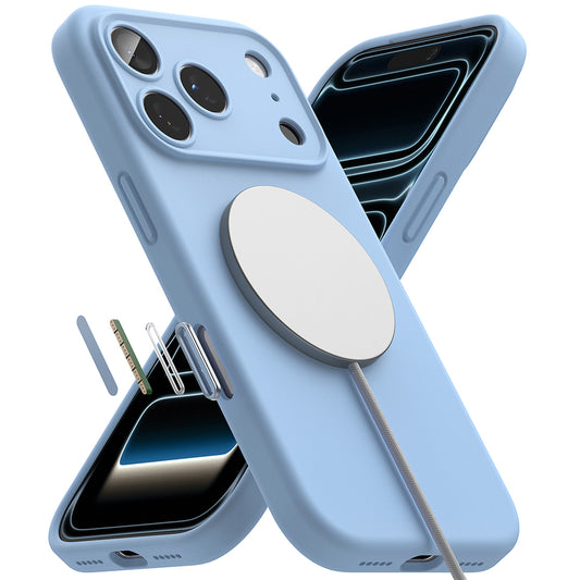 MagSafe maska za Apple iPhone 18 Pro, Ringke, Silikonska, Plava