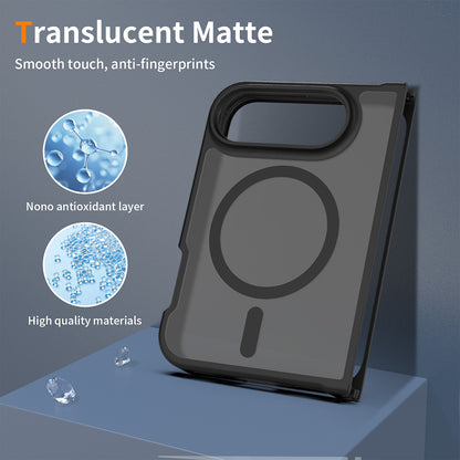 Maska MagSafe za Apple iPhone Duo, Techsuit, PureFrost, satenski crna