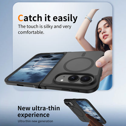 Maska MagSafe za Apple iPhone Duo, Techsuit, PureFrost, satenski crna