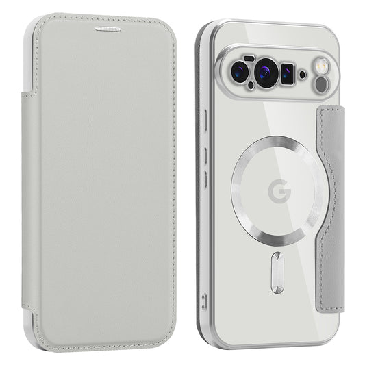 MagSafe futrola za Google Pixel 10 Pro XL, Techsuit, SmartMag Book, Siva