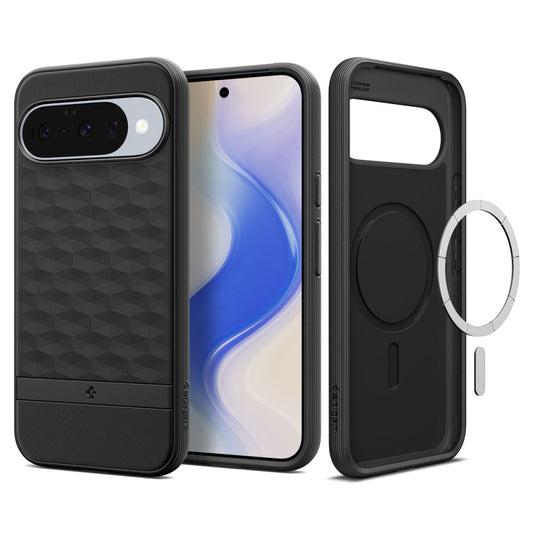 MagSafe futrola za Google Pixel 10 Pro / 10, Spigen, Caseology Parallax, Mat crna ACS09708