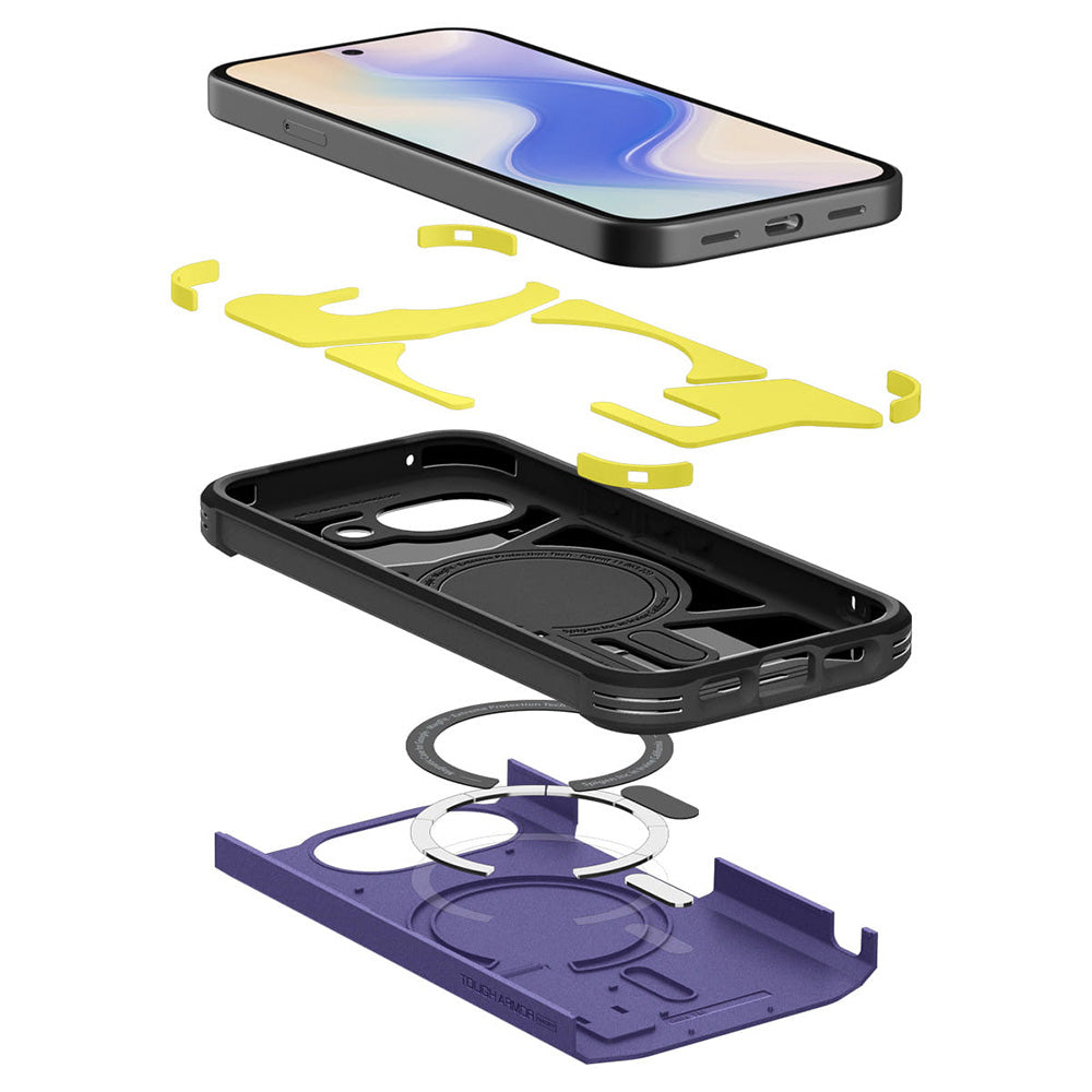 Futrola MagSafe za Google Pixel 10a, Spigen, Tough Armor, Ljubičasta ACS11281