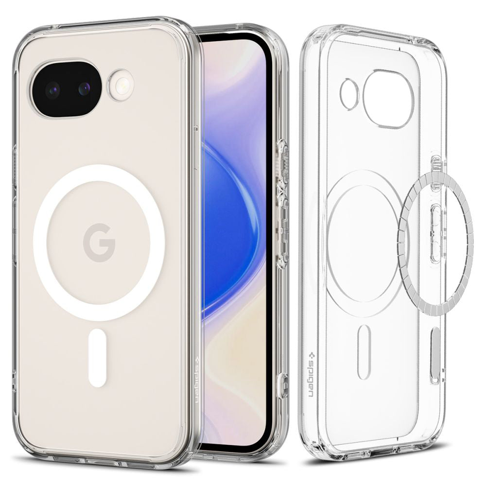 MagSafe futrola za Google Pixel 10a, Spigen, Ultra Hybrid, Prozirna Bijela ACS11276