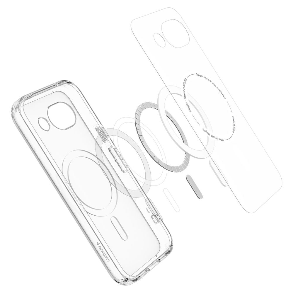 MagSafe futrola za Google Pixel 10a, Spigen, Ultra Hybrid, Prozirna Bijela ACS11276