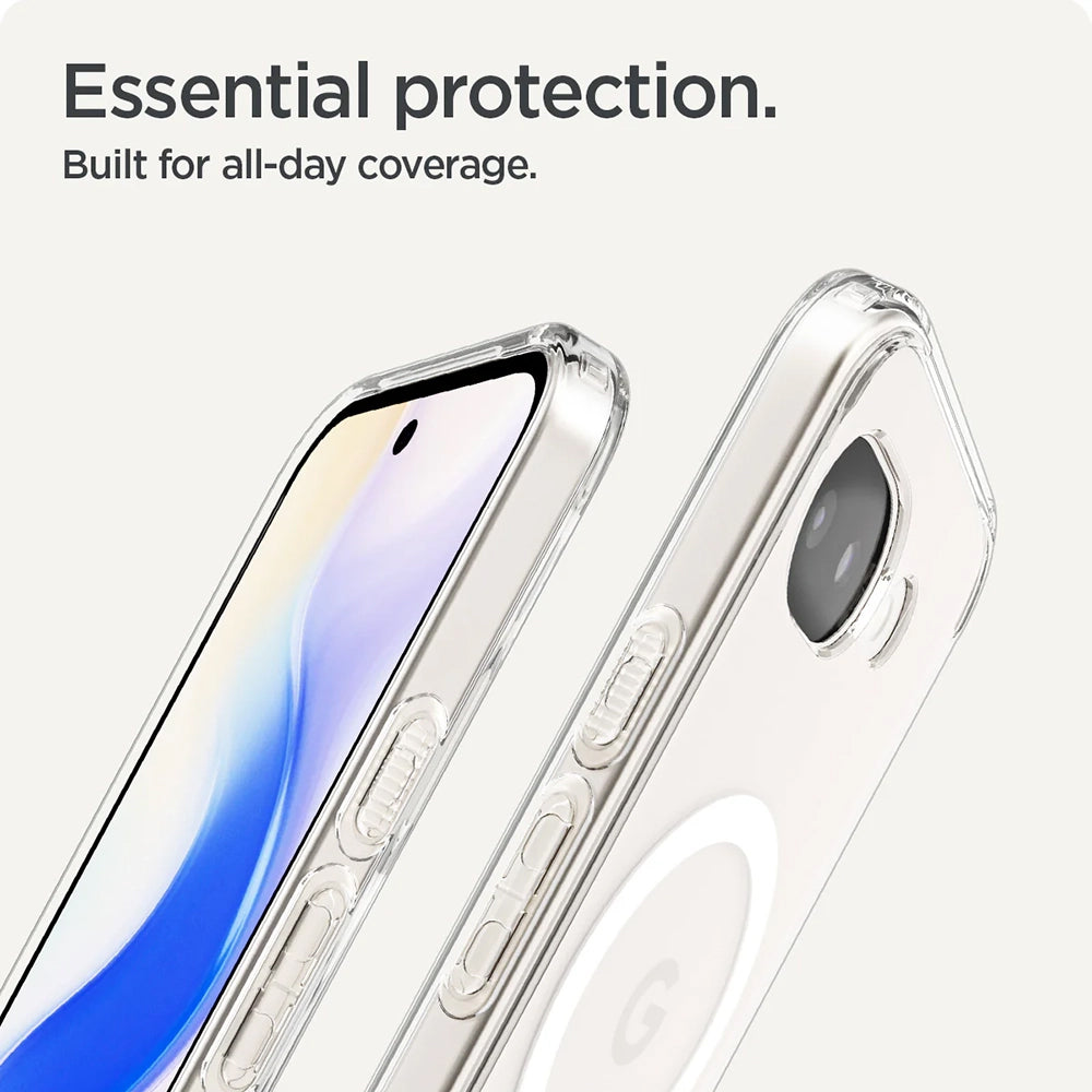 MagSafe futrola za Google Pixel 10a, Spigen, Ultra Hybrid, Prozirna Bijela ACS11276