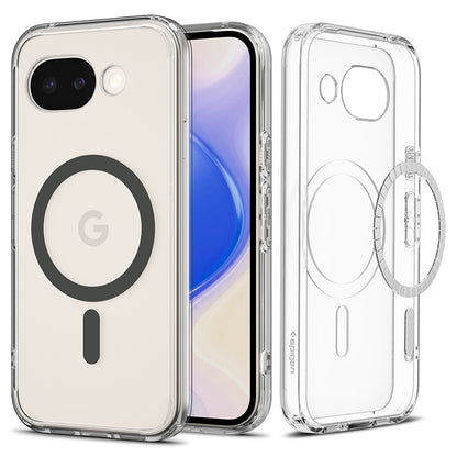 Futrola MagSafe za Google Pixel 10a, Spigen, Ultra Hybrid, Transparent Siva ACS11277