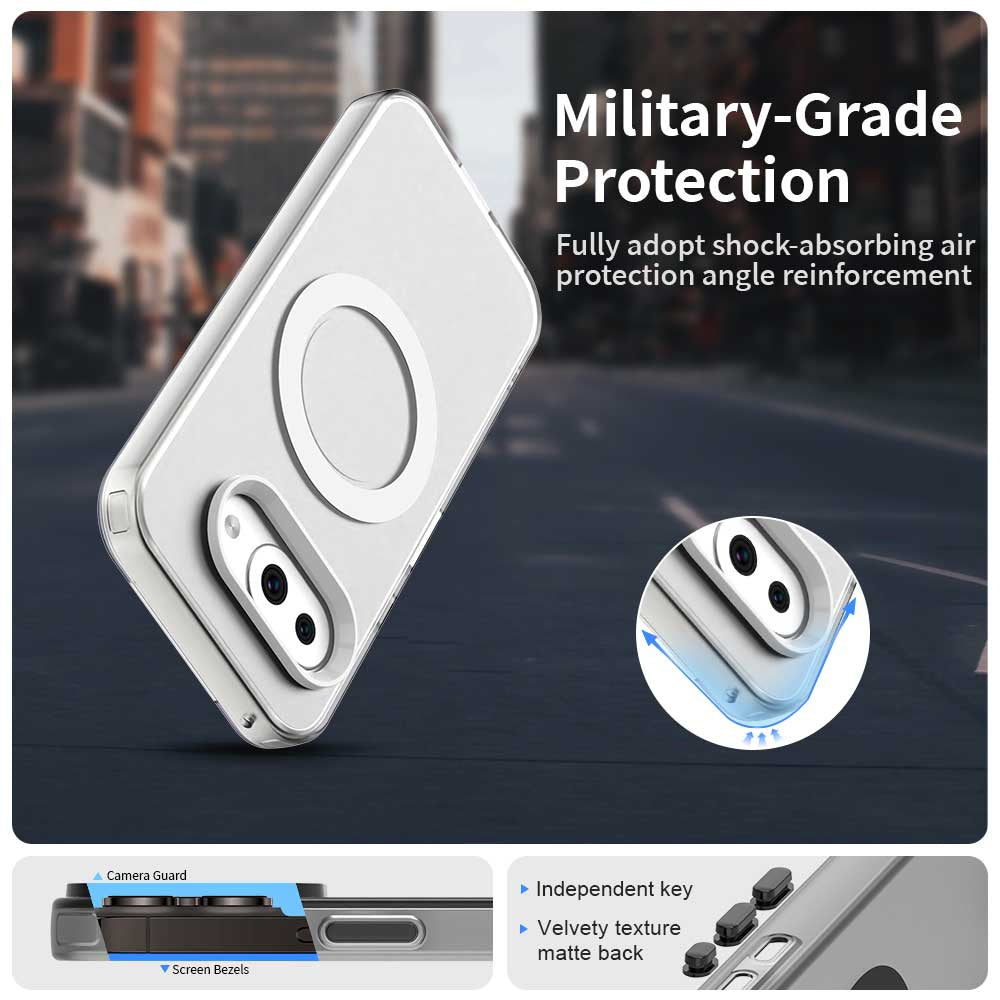 MagSafe futrola za Google Pixel 10a, Techsuit, CandyCase, Bijela