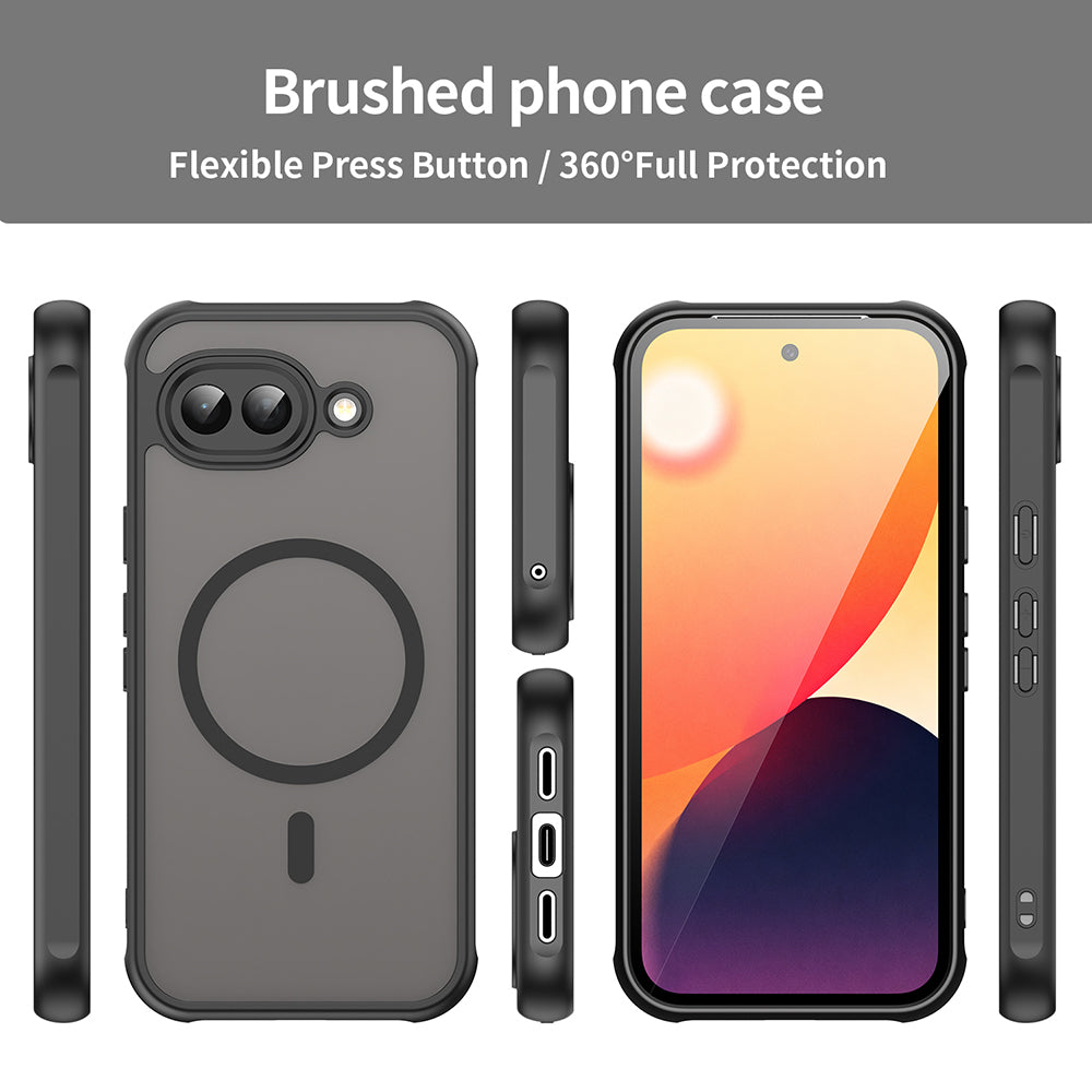 MagSafe futrola za Google Pixel 10a, Techsuit, HaloFrost II, Crna