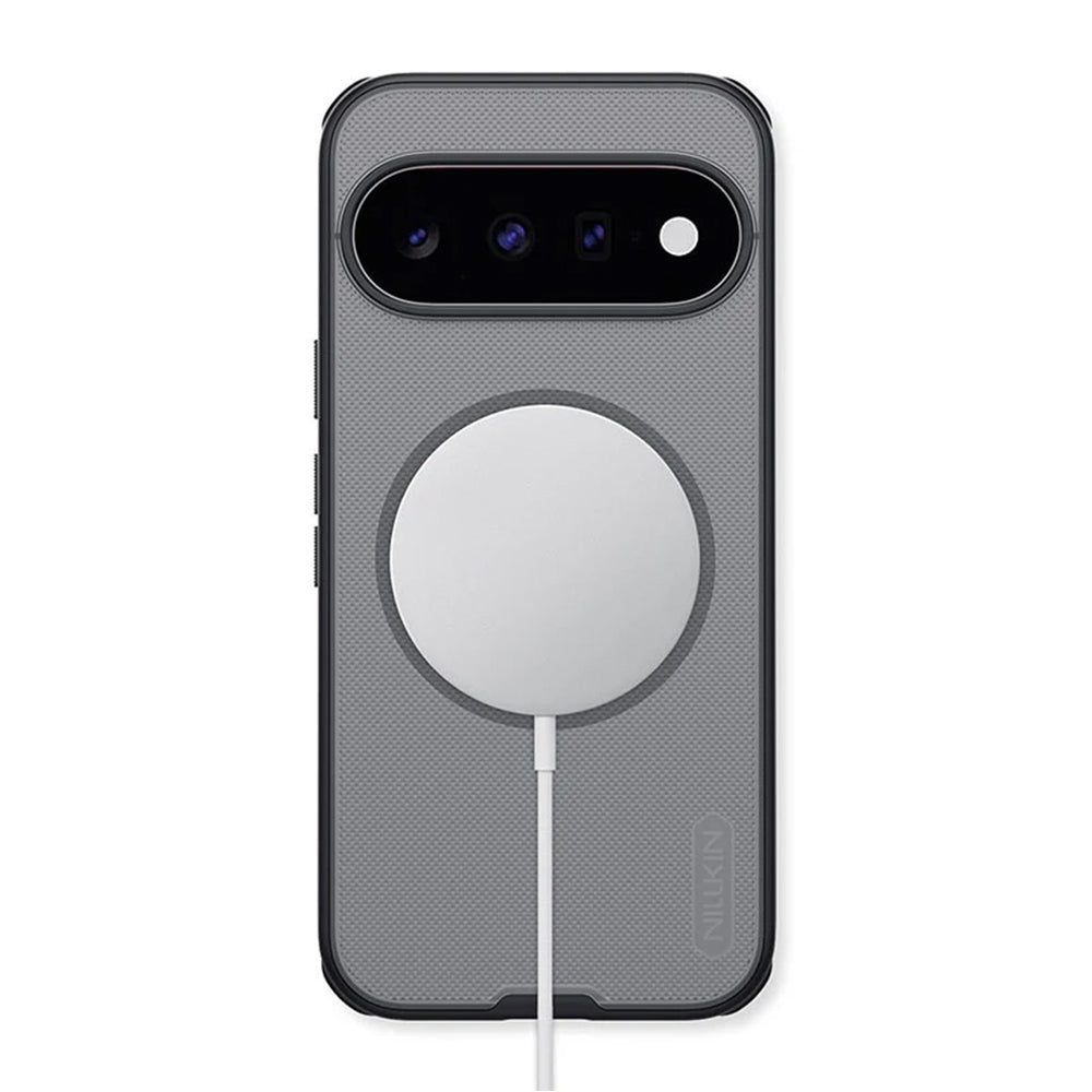 MagSafe maska za Google Pixel 11, Nillkin, Super Shield Pro, crna prozirna satenska