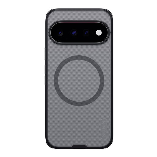 MagSafe maska za Google Pixel 11, Nillkin, Super Shield Pro, crna prozirna satenska