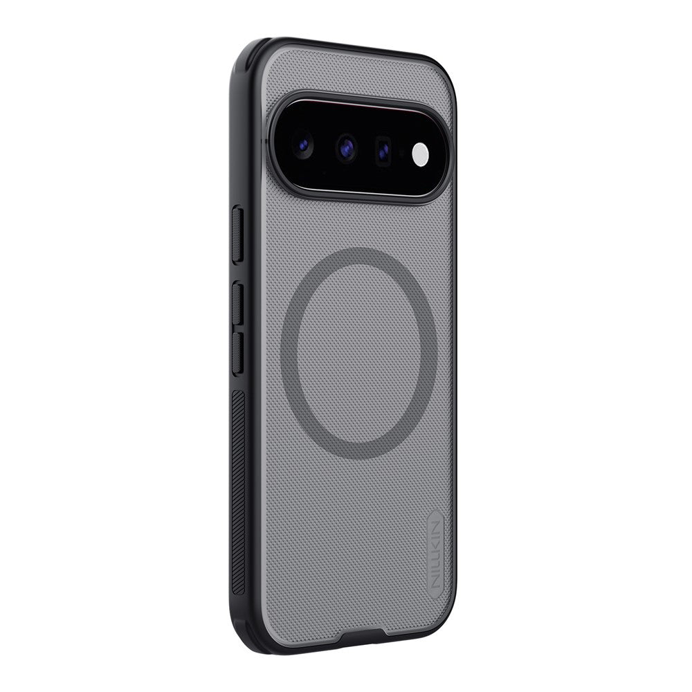 MagSafe maska za Google Pixel 11, Nillkin, Super Shield Pro, crna prozirna satenska