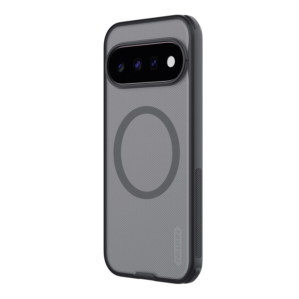 MagSafe maska za Google Pixel 11, Nillkin, Super Shield Pro, crna prozirna satenska