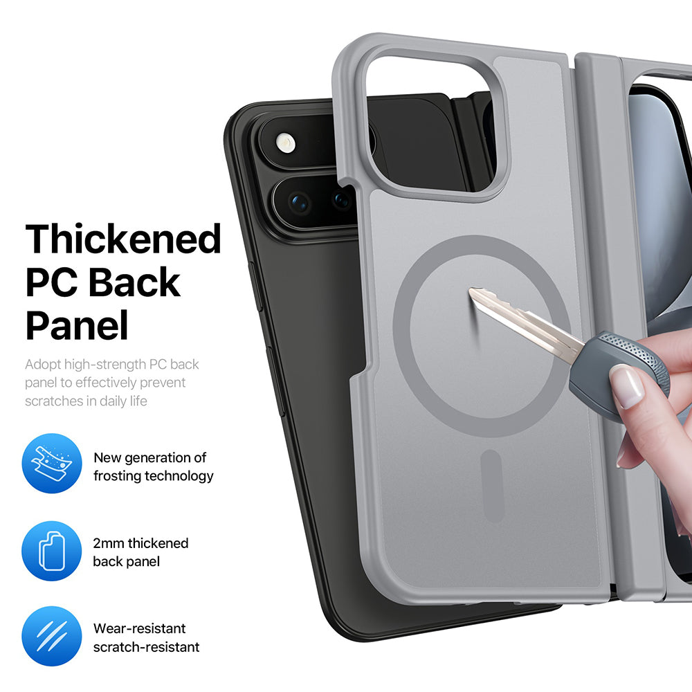 MagSafe futrola za Google Pixel 11 Pro Fold, DUX DUCIS, Yind, Siva