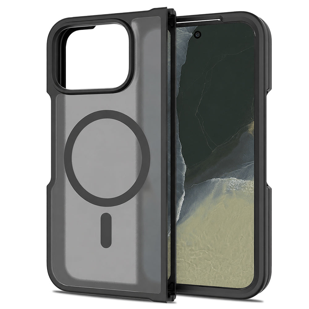 MagSafe futrola za Google Pixel 11 Pro Fold, Techsuit, PureFrost, Crna Satenska
