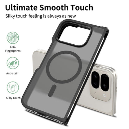 MagSafe futrola za Google Pixel 11 Pro Fold, Techsuit, PureFrost, Crna Satenska