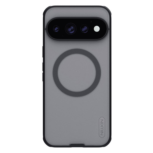 MagSafe maskica za Google Pixel 11 Pro, Nillkin, Super Shield Pro, crna prozirna satenska