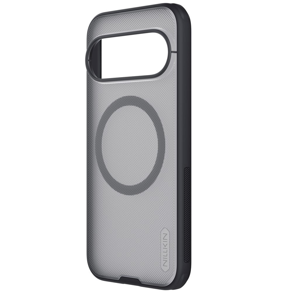 MagSafe maskica za Google Pixel 11 Pro, Nillkin, Super Shield Pro, crna prozirna satenska