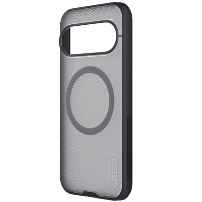 MagSafe maskica za Google Pixel 11 Pro, Nillkin, Super Shield Pro, crna prozirna satenska