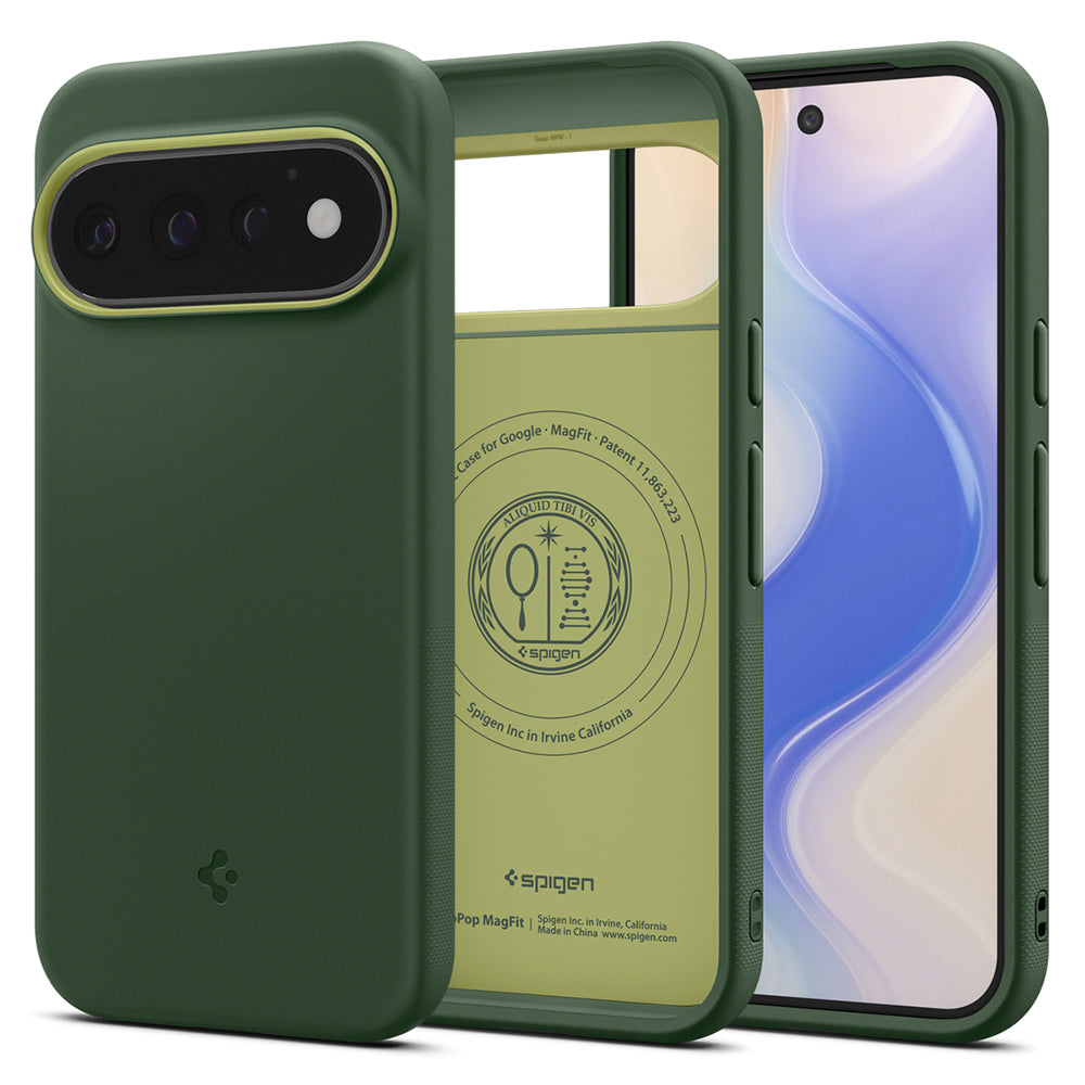 MagSafe futrola za Google Pixel 11 Pro, Spigen, Caseology Nano Pop, Zelena ACS11436