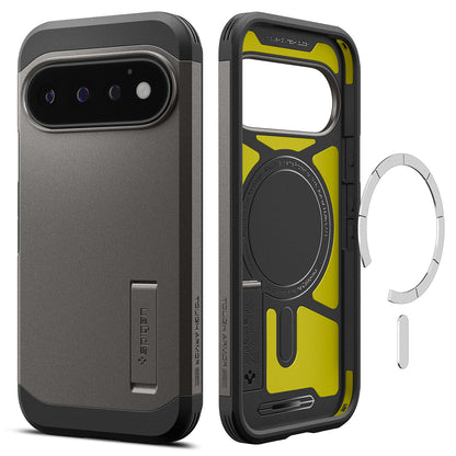 MagSafe futrola za Google Pixel 11 Pro, Spigen, Tough Armor, Siva ACS11860