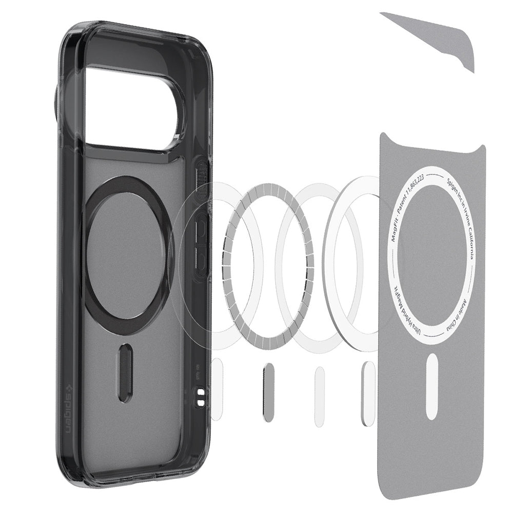 MagSafe futrola za Google Pixel 11 Pro, Spigen, Ultra Hybrid, Crna Satinirana ACS11432