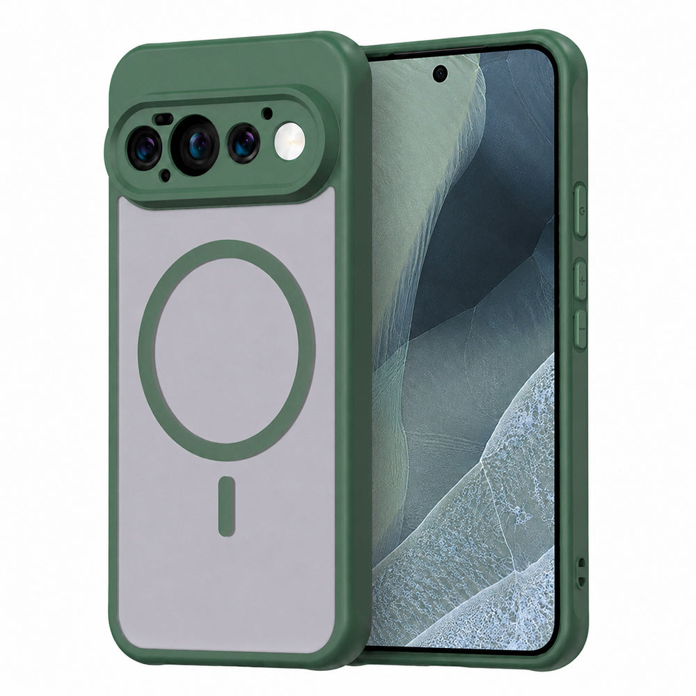 MagSafe futrola za Google Pixel 11 Pro, Techsuit, HaloFrost II, Zelena