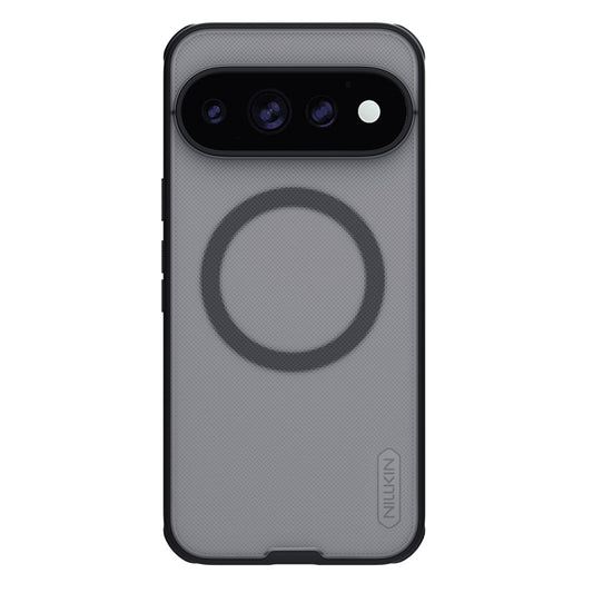 MagSafe maska za Google Pixel 11 Pro XL, Nillkin, Super Shield Pro, crna prozirna satenska
