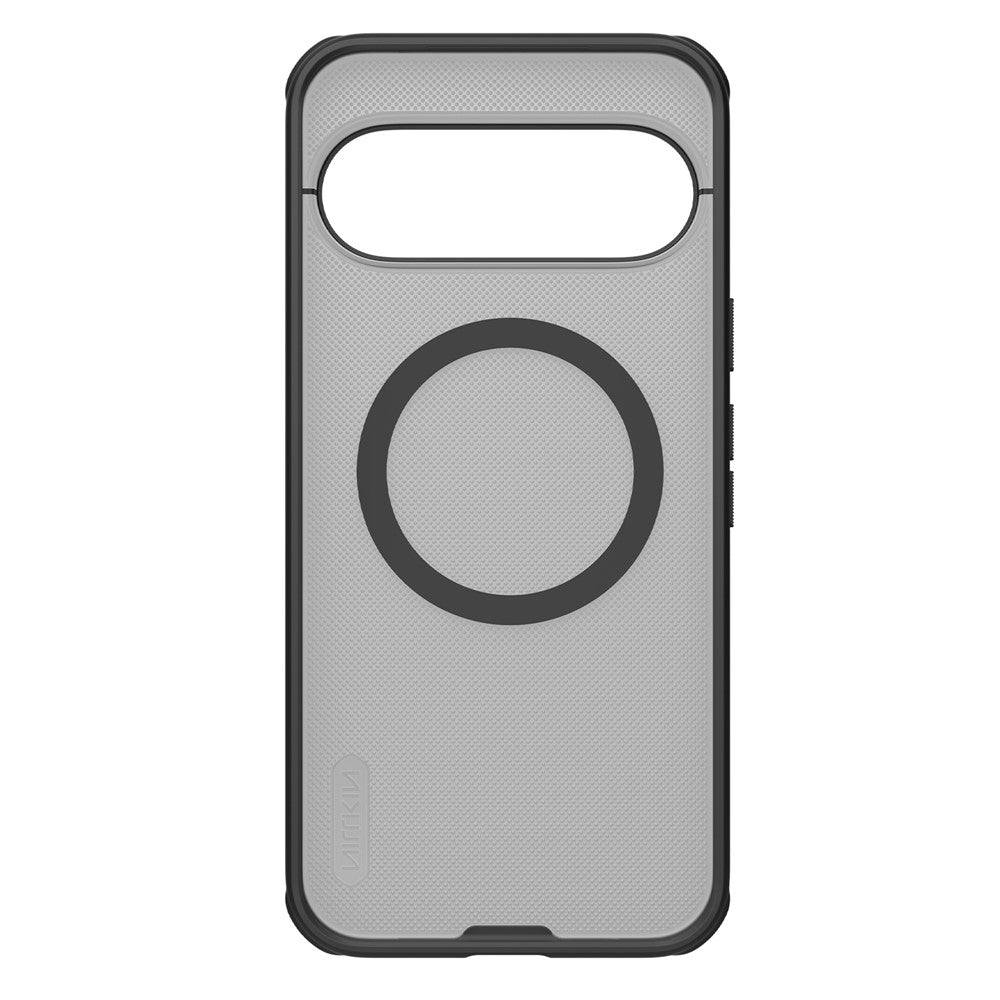 MagSafe maska za Google Pixel 11 Pro XL, Nillkin, Super Shield Pro, crna prozirna satenska