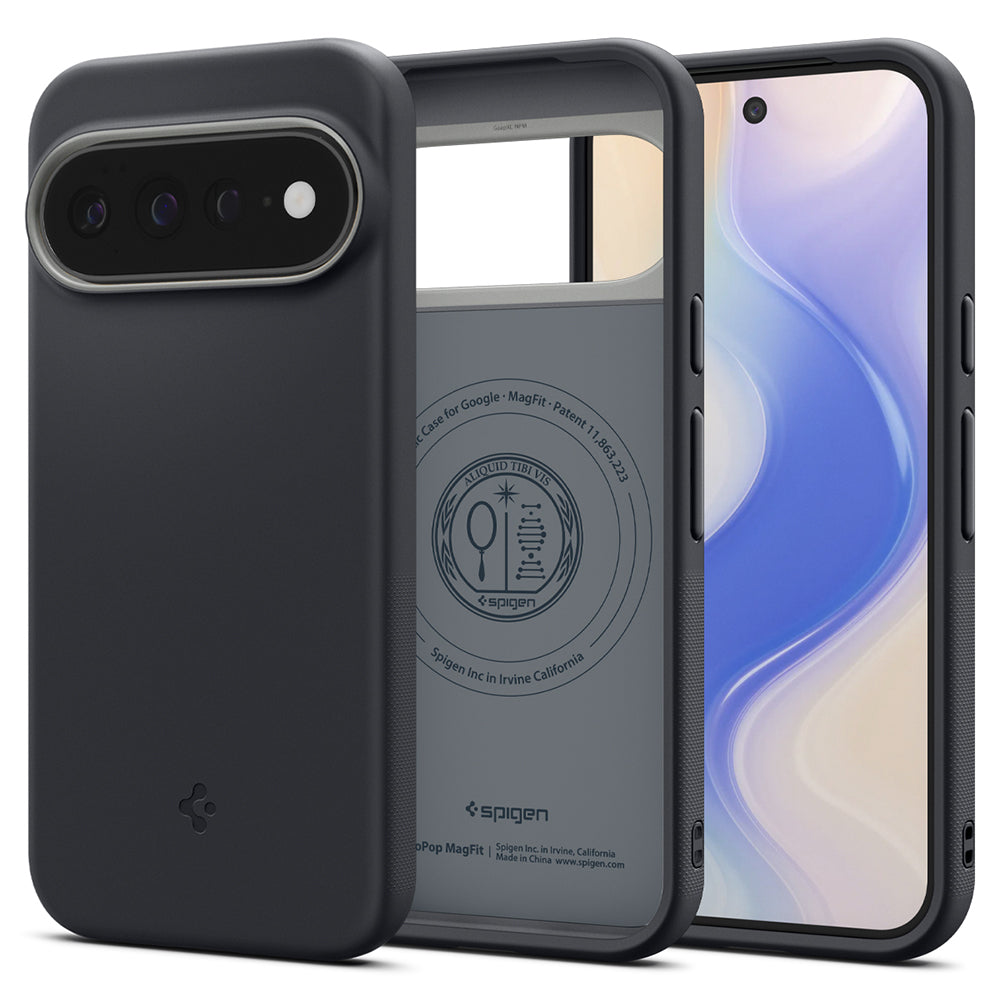 MagSafe maska za Google Pixel 11 Pro XL, Spigen, Caseology Nano Pop, Crna ACS11455