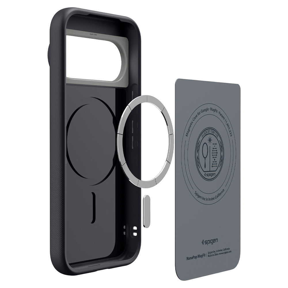 MagSafe maska za Google Pixel 11 Pro XL, Spigen, Caseology Nano Pop, Crna ACS11455