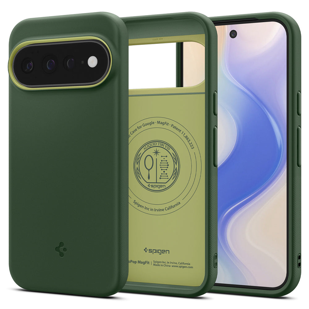 MagSafe maska za Google Pixel 11 Pro XL, Spigen, Caseology Nano Pop, Zelena ACS11456