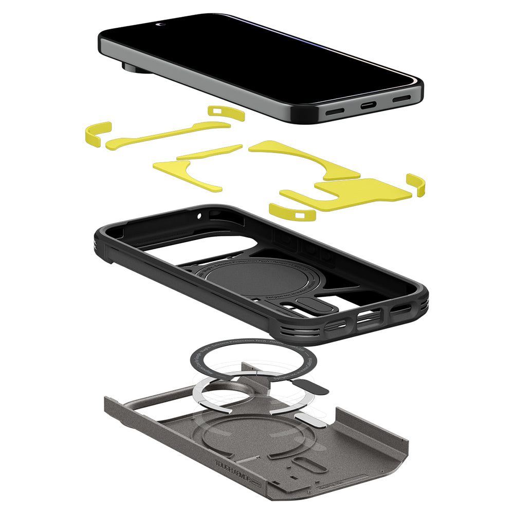 MagSafe futrola za Google Pixel 11 Pro XL, Spigen, Tough Armor, Siva ACS11865