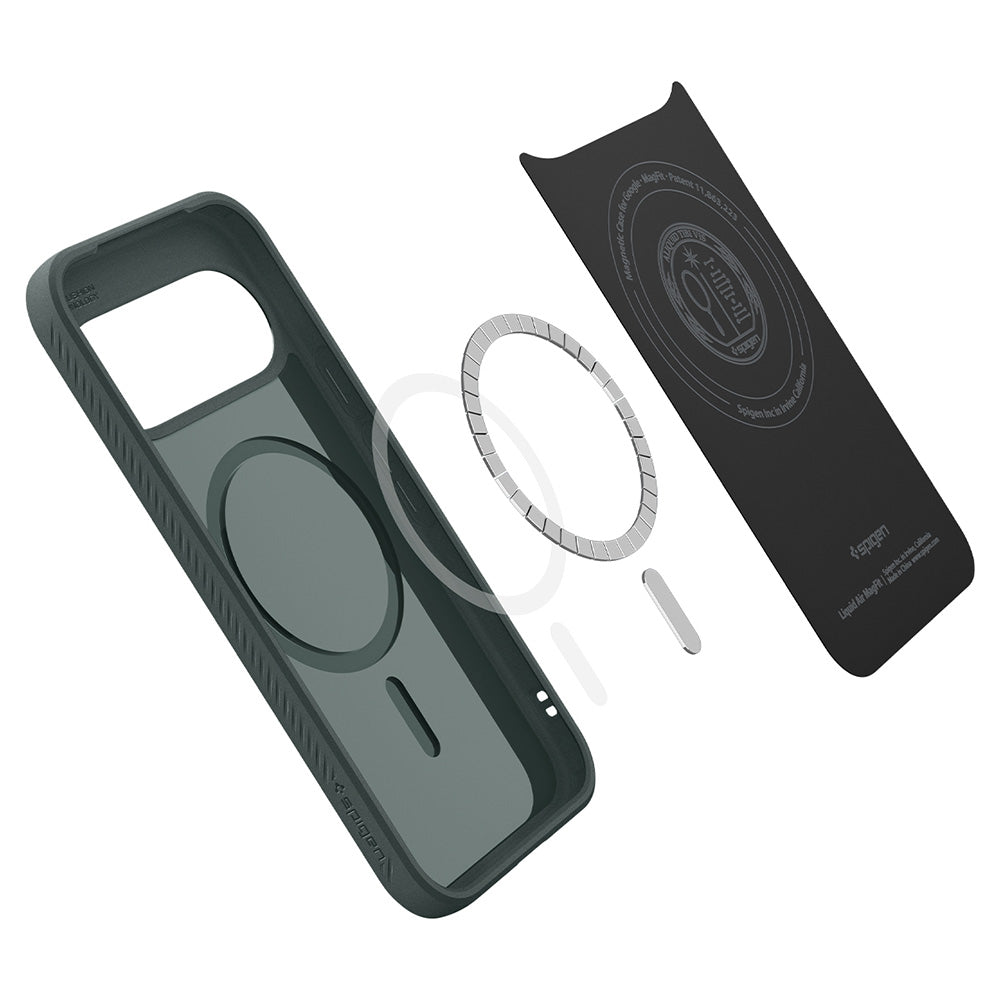 MagSafe maska za Google Pixel 11, Spigen, Liquid Air, Zelena ACS11853