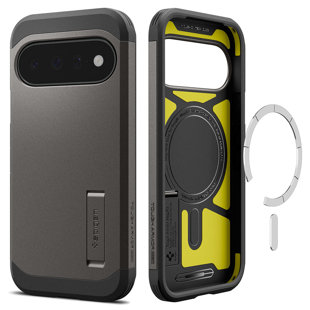 MagSafe futrola za Google Pixel 11, Spigen, Tough Armor, Siva ACS11855