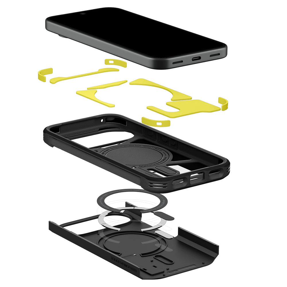 MagSafe futrola za Google Pixel 11, Spigen, Tough Armor, Crna ACS11443